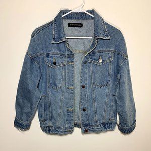 Stone-Washed Denim Jacket